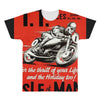 vintage tt race poster, ideal gift or birthday present All Over Men's T-shirt