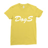 dogs Ladies Fitted T-Shirt