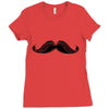 mustache Ladies Fitted T-Shirt