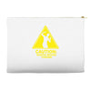 caution shapes being thrown printed Accessory Pouches