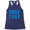 duck fuke Racerback Tank