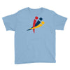 red blu yellow Youth Tee
