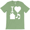 i love house music dj baseball T-Shirt