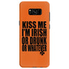 kiss me i'm irish or drunk or whatever t shirt st patricks day funny t Samsung Galaxy S8