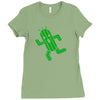 cactuar final fantasy Ladies Fitted T-Shirt
