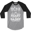 There's This Girl Who Stole My Heart She Calls Me Daddy 3/4 Sleeve Shirt
