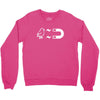 chicken and magnet Crewneck Sweatshirt