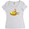 peanut inside Women's Triblend Scoop T-shirt