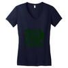 real men love cats, funny quote Women's V-Neck T-Shirt
