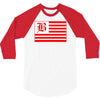 b red 3/4 Sleeve Shirt
