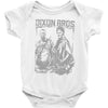 the walking dead tv show daryl and merle dixon brothers zombies Baby Onesie