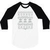 white christmas 3/4 Sleeve Shirt