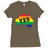Vote Yes Australia Ladies Fitted T-Shirt
