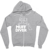 muff diver Zipper Hoodie