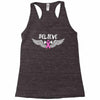 angel wing believe breast cancer Racerback Tank
