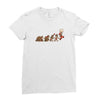 retro evolution Ladies Fitted T-Shirt