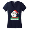 santas cumming Women's V-Neck T-Shirt