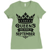 Queens Are Born In September Ladies Fitted T-Shirt