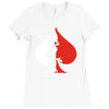 sexy poker Ladies Fitted T-Shirt