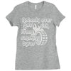 nobody ever got sick from smoking tyres Ladies Fitted T-Shirt