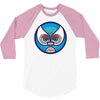 lucha libre   blue 3/4 Sleeve Shirt