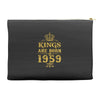 kings are born in 1959 Accessory Pouches