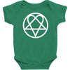 him heartagram new Baby Bodysuit