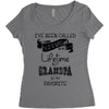 i ve been called a lot of names in my lifetime but grandpa is my favor Women's Triblend Scoop T-shirt