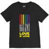 Lightsaber Rainbow - Love Is Love V-Neck Tee