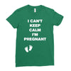 I Can't Keep Calm I'm Pregnant Ladies Fitted T-Shirt
