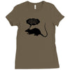rat funny geek nerd scientific experiments are fun Ladies Fitted T-Shirt
