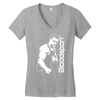 van dammeexpendables film Women's V-Neck T-Shirt