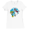 invader spiff Ladies Fitted T-Shirt