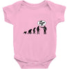 stop following me monkey Baby Onesie