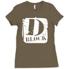 d block Ladies Fitted T-Shirt