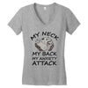 anxiety attack Women's V-Neck T-Shirt