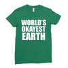 earth day shirts Ladies Fitted T-Shirt