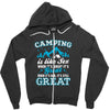 Camping Is Like Sex Zipper Hoodie