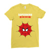 Superhero On The Way Ladies Fitted T-Shirt
