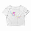 pb and jellyfish Crop Top