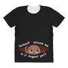 August Peeking Out Baby Boy All Over Women's T-shirt