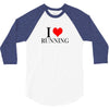i love running 3/4 Sleeve Shirt