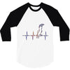 my heart beats for parrots 3/4 Sleeve Shirt