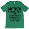 I Love You Mother T-Shirt