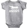 you want to hold my wiener Baby Onesie