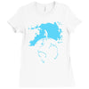 water planet global warming world ocean banksy nature graphic Ladies Fitted T-Shirt