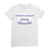 I Love Someone with Hodgkin's Cancer to The Moon and Back to Infinity Ladies Fitted T-Shirt