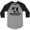 Backpacker Let's Explore The World 3/4 Sleeve Shirt