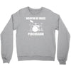 weapon of mass percussion Crewneck Sweatshirt