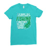 talk to myself fishing Ladies Fitted T-Shirt